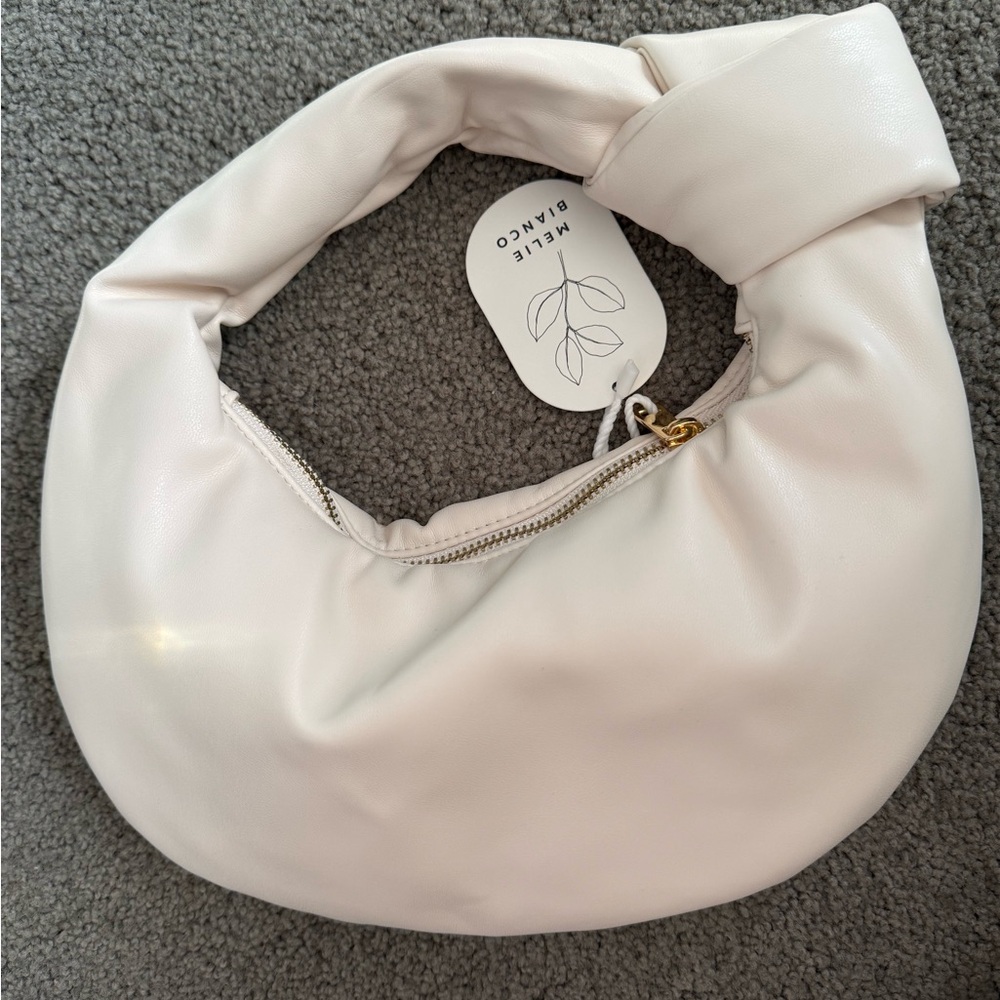 Melie Bianco Cream Hobo Bag